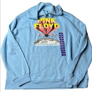 Pink Floyde blue hoodie super soft size XXL